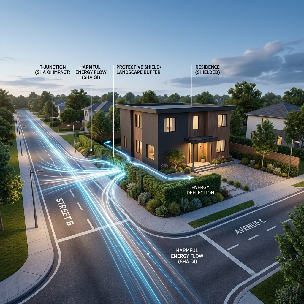 T-Junction House Feng Shui: The Poison Arrow Problem